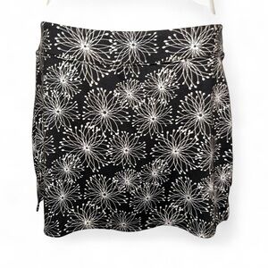 Tranquility by Colorado Clothing Black and White Floral Skort
